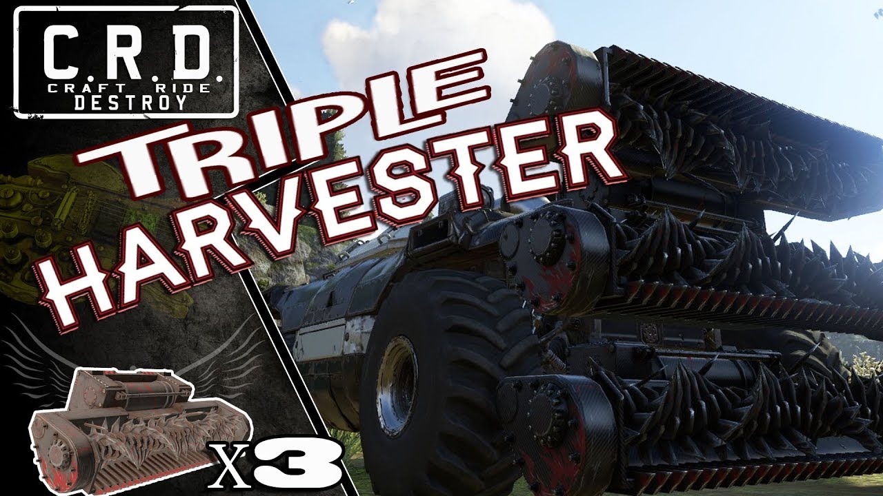 Crossout: [ Harvester x3 ] TRIPLE JAWS [ver. 0.9.130]
