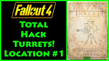 Fallout 4 - Total Hack Turrets - Wildwood Cemetery - 4K Ultra HD