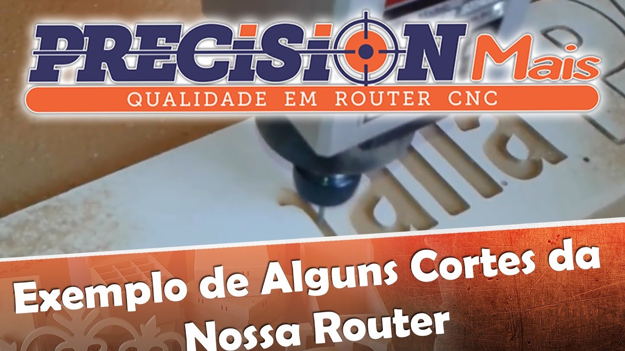 Exemplos de alguns cortes da nossa Router !!! - YouTube