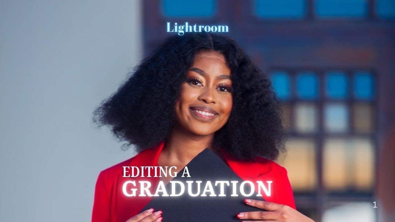 Editing a Graduation portrait in  Lightroom