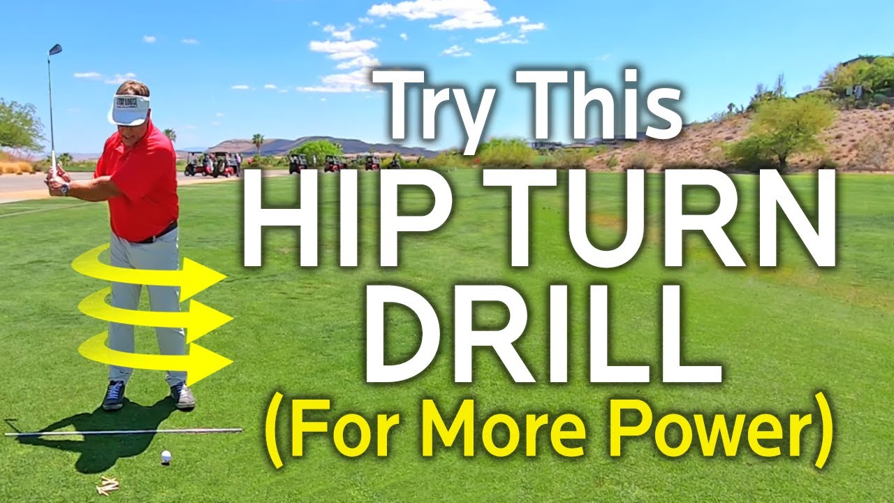 TRY THIS GOLF HIP TURN DRILL TO GET POWER YouTube