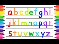 영어놀이 | 알파벳 소문자 따라 쓰기 | a부터 z까지 줄칸에 맞춰서 쓰고 읽는 방법 배우기 | Learn to Write Alphabet in small letters