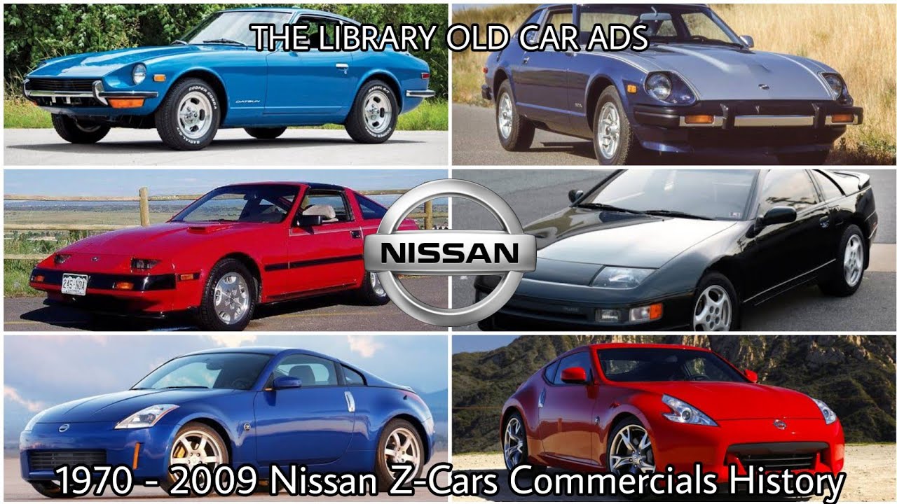 1970 - 2009 Nissan Z-Cars Commercial History (JDM Sports Cars Commercials in US Part 3)