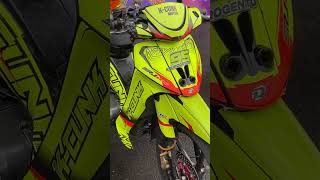 Motor balap KCUNK Motor dengan pembalap andalannya Sulung Giwa‼️