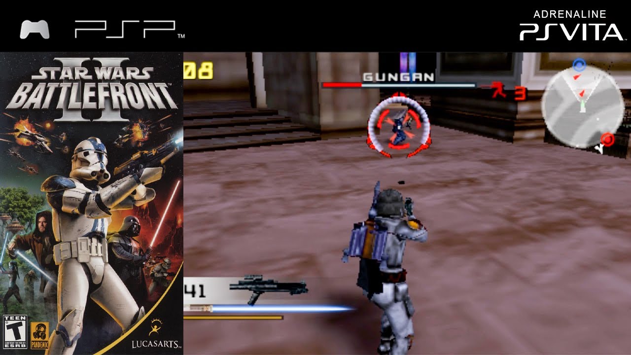 Star Wars: Battlefront II PSP - Gameplay on Adrenaline PS Vita [No ...