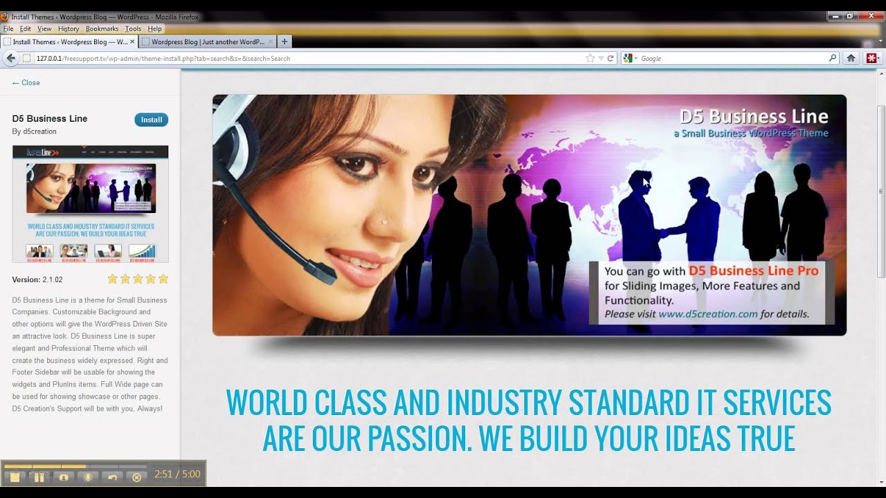 how to change your wordpress theme - YouTube