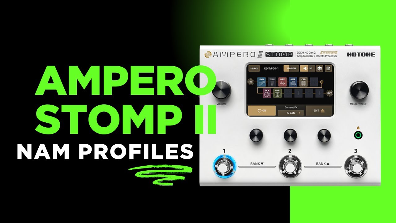 The MOST EPIC Ampero Stomp II NAM Profiles for Tone Lovers