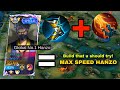 NEW HANZO MONSTER BUILD 😱 (MAX SPEED HANZO BUILD)- MLBB