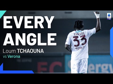 Tchaouna's pinpoint finish | Every Angle | Verona-Salernitana | Serie A 2023/24
