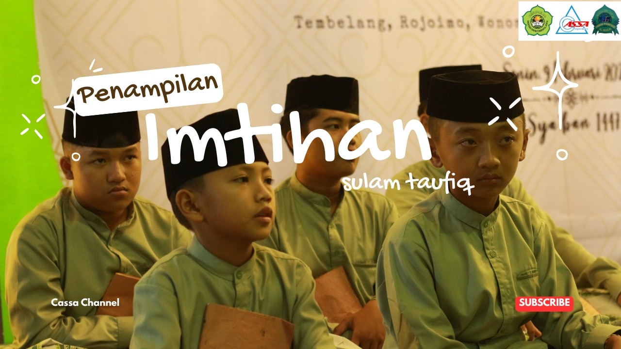Imtihan Kelas Sulam Taufiq 2026