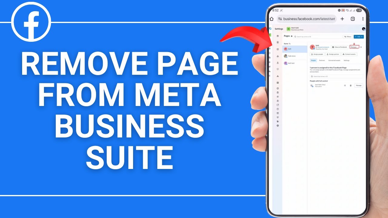 How to Remove Facebook Page from Meta Business Suite