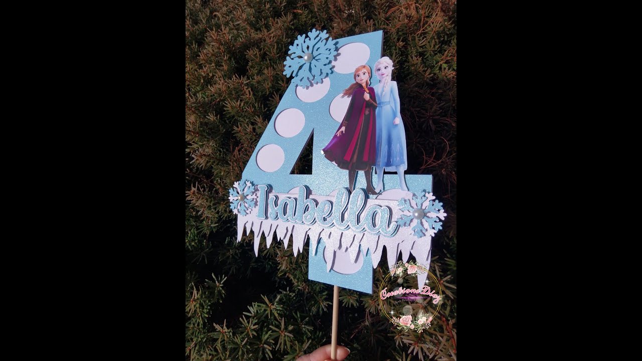 DIY/ Cake Toppers de Frozen!/CRICUT IDEAS YouTube