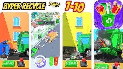 Hyper Recycle Game All levels Gameplay Walkthrough (iOS-Android)