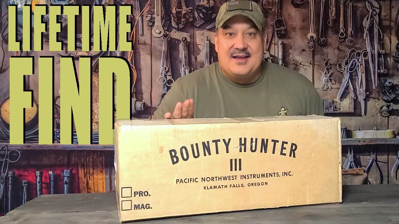 Найден 40-летний винтажный металлоискатель, новый в коробке. ПОТРЯСАЮЩЕ!