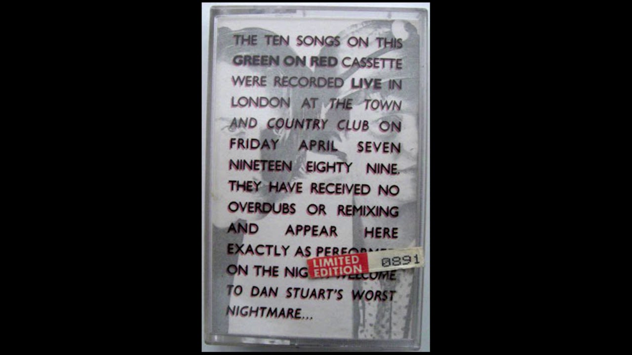Green On Red ‎– Live At The Town And Country Club (1989) [Cassette