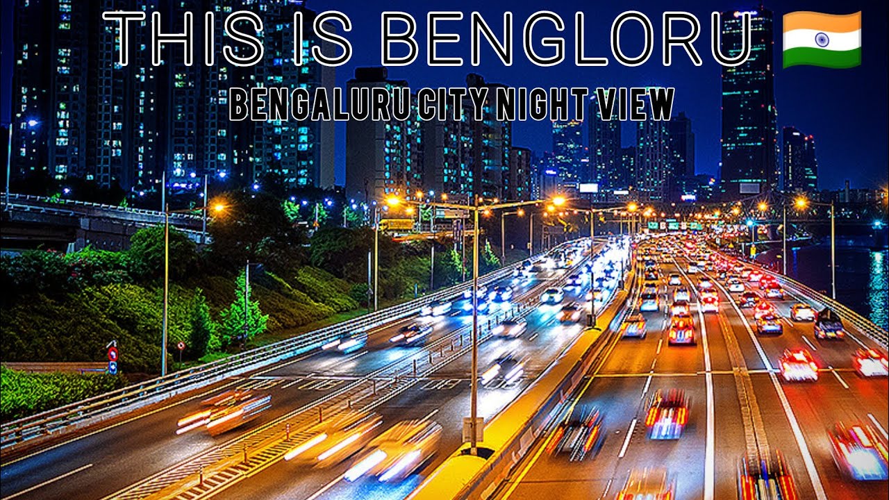 Bengaluru night view 🇮🇳 ! silicon valley of India ! India's IT hub ! By --- raviii 