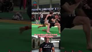 Ghosting the Collar Tie: Masterful Takedown Timing 🥋 #bjj  #wrestling  #grappling