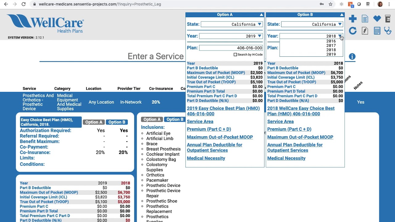 Basics of Comparing Plans 103