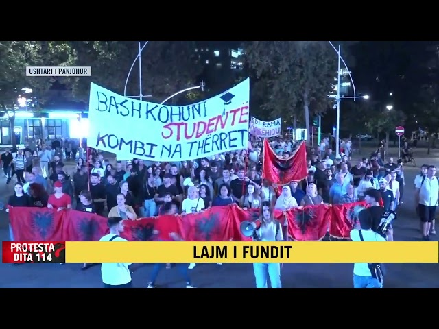 “Nuk shitet Shqipëria”/ Thirrjet e protestuesve: Në Shkodër nuk duam konsullatë serbe