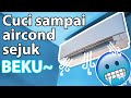 Cara cuci/service aircond rumah anda (Tidak lebih RM10) || Indoor unit