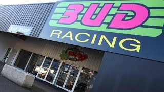 Bud Racing Shop Visit