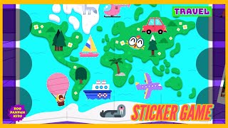 Sticker Game Travel Lingokids game|Boopanpankids screenshot 4