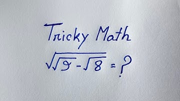 A tricky Radical maths olympiad question solution | Square root Algebra problem |