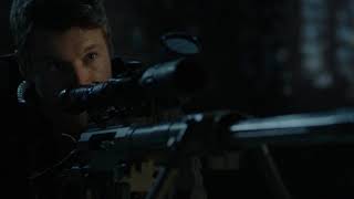 Sniper ultimate kill. City night scene shootout
