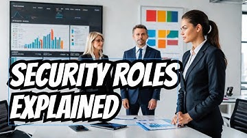 Key Security Roles  Administrators, Users, and Owners