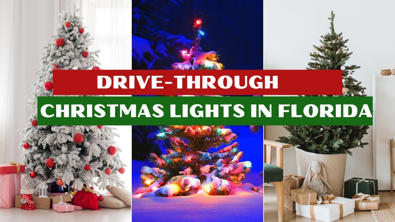 CHRISTMAS IN FLORIDA A Drive Through Tour of Holiday Lights YouTube