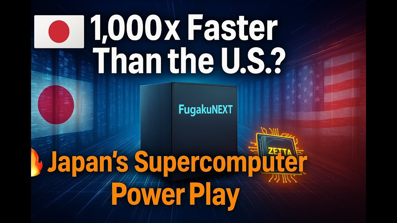 🇯🇵 “1,000× Faster Than the U.S.?” Pt. 1🔥 Japan’s Supercomputer Power Play!