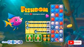 FISHDOM GAME LEVEL 1283 to 85 🐠🐋🦈