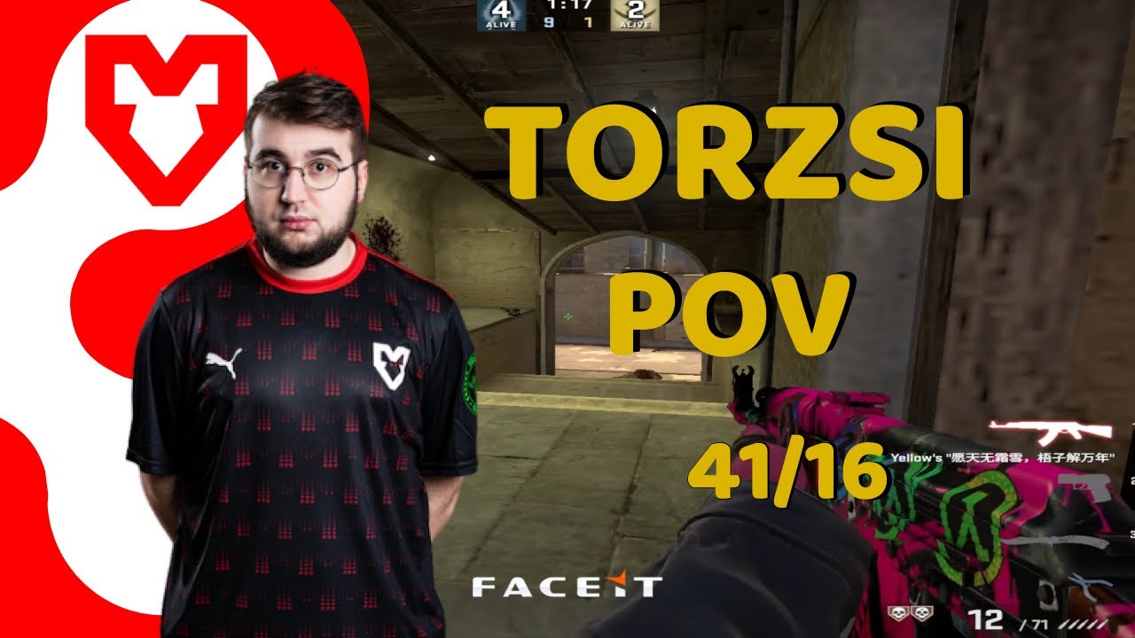 CS GO POV Demo MOUZ torzsi ( Mirage - 41/16 ) @FACEIT - YouTube