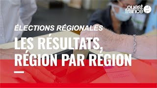 Régionales 2021 : découvrez les résultats, région par région