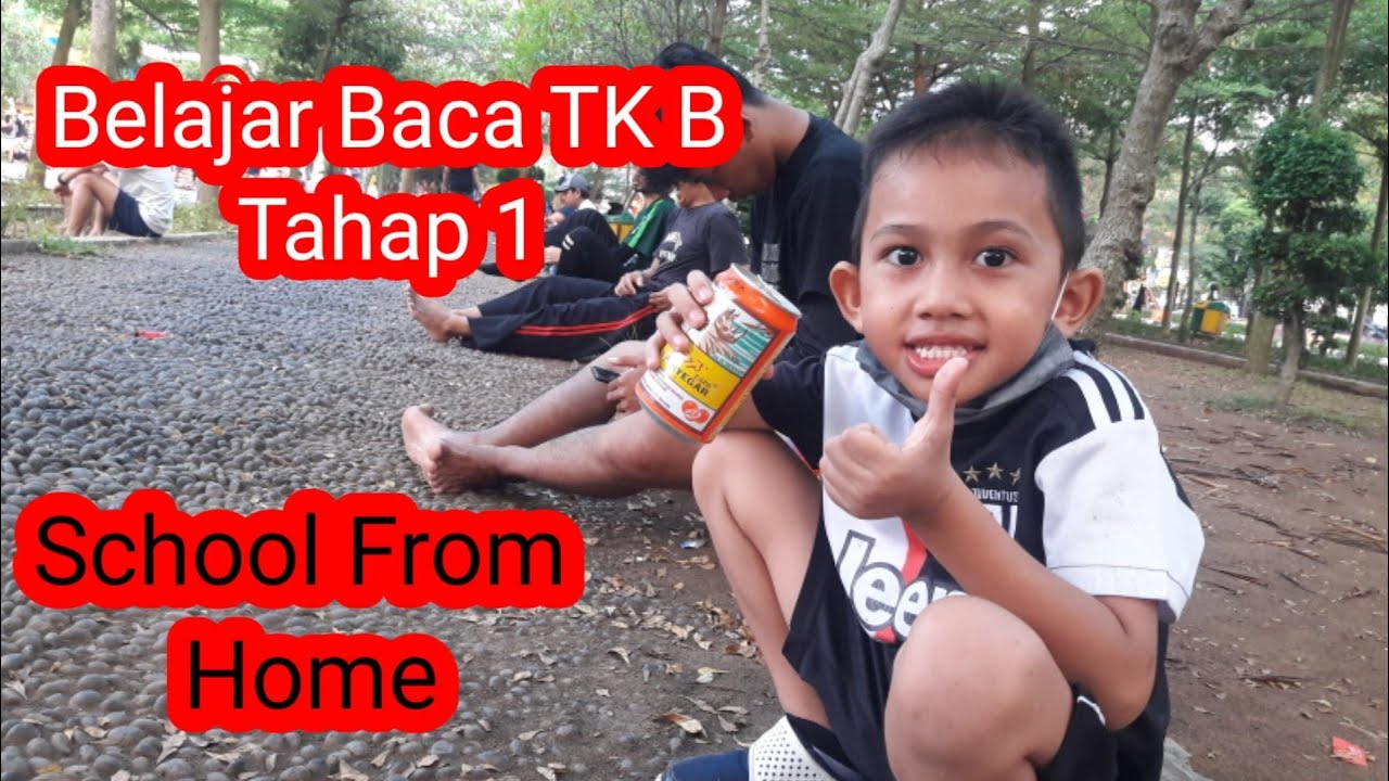 Belajar baca TK B tahap 1(School From Home) - YouTube