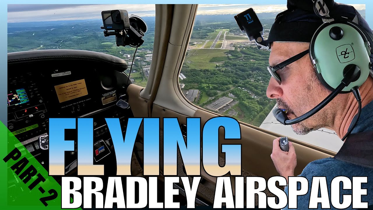 What It’s Like Flying Near Bradley Class C | POV Piper Archer