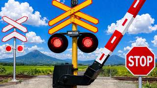 RAILWAY CROSSING INDONESIA 4 - KOMPILASI Perlintasan Kereta Api Special Merk Palang Baru 2026