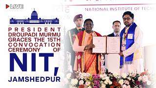 President Droupadi Murmu graces the 15th convocation ceremony of NIT, Jamshedpur screenshot 2