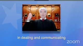 Virtual New Lawyers Induction Ceremony