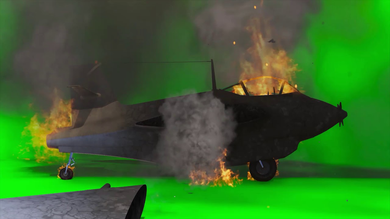 Explosions - Destruction - Green Screen Video Assets