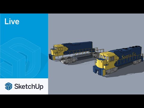 3D Modeling a LOCOMOTIVE Live with Tyson!