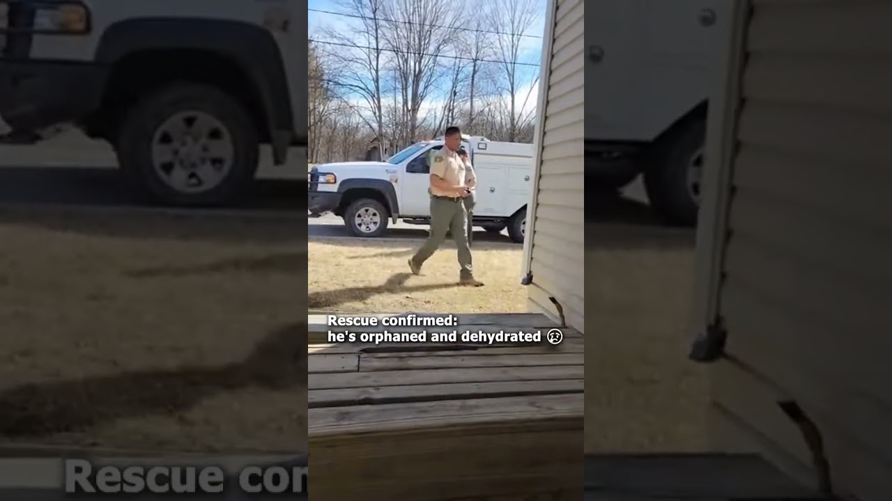 We Found a Bear Cub Crying Under Our Porch 😢