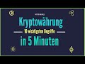 Kryptowährungen schnell erklärt: 10 Begriffe in 5 Minuten 💡