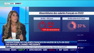 Noémie Marciano (WTW) : l'absentéisme des salariés français du secteur privé ne faiblit pas