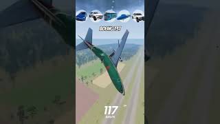 Plane vs Traffic Challenge 😱 Crazy Emergency Landing! ✈️💥 #shorts #crash #subscribe #ytshorts #fun