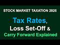 Stock Market Taxation Explained: From Intraday to LTCG – A Complete Investor's Guide #SummerOfGoals