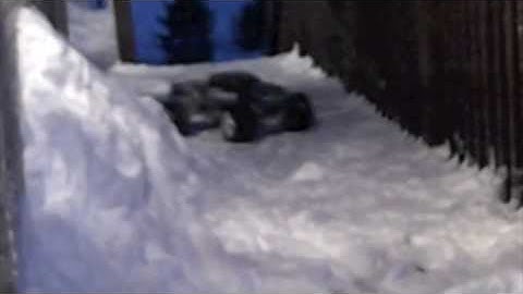 E-MAXX and Mini Revo snow bash