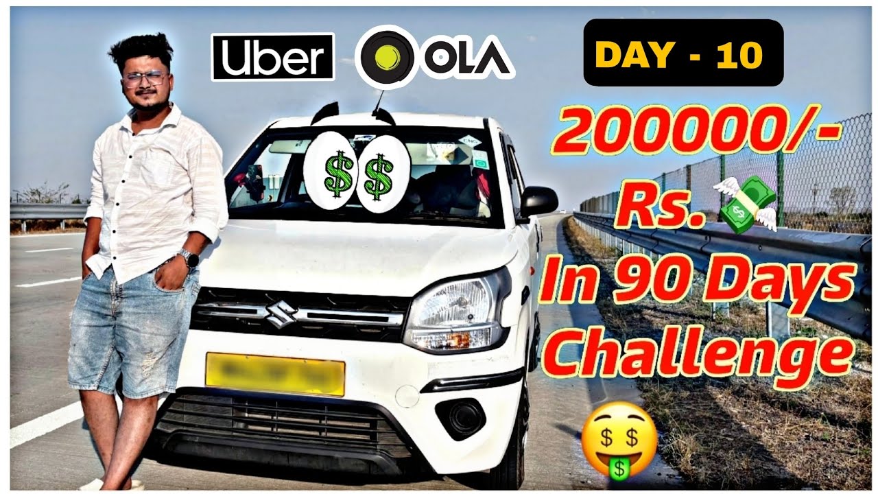 Day 10 - 2 lakhs In 90 Days Challenge, Pune ola uber daily earning