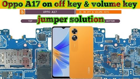 Oppo A17 on off key & volume key not working problem jumper solution|#thesoilboy