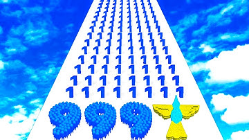 Number Master vs Crowd Number Run 3D - Satisfying ASMR Video (Android,iOS)
